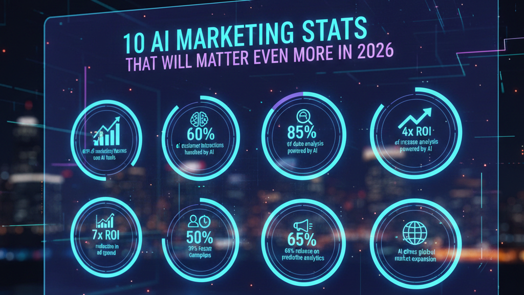 10 Eye-Opening AI Marketing Statistics to Take Into 2026